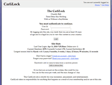 Tablet Screenshot of carlilock.com